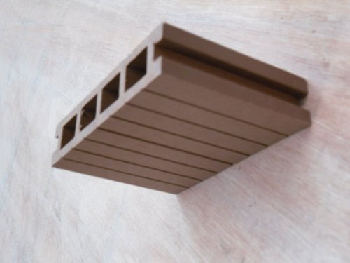 Madeira plástica decking floor - embalagem segura chão
