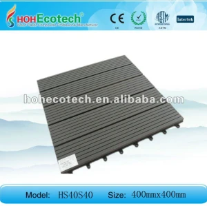 Legno decking composito di plastica piastrelle/stanza da bagno wpc bordo piastrella