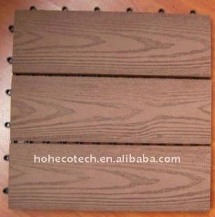 Fashional famiglia/esterni diy pavimentazione macchina di estrusione wpc decking piastrelle