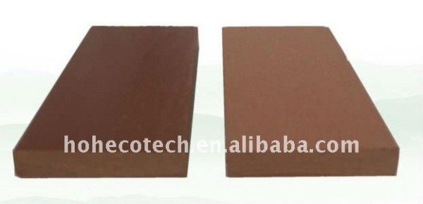 70*10mm wpc wood plastic composite decking/pisos ( ce, rohs, astm, iso 9001, iso 14001, intertek ) wpc trilhos da plataforma
