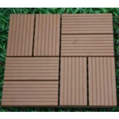 300x300mm las baldosas cubiertas wpc compuesto plástico de madera decking del wpc al aire libre de la cubierta
