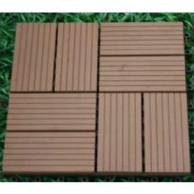 300x300mm telhas decking de wpc wood plastic composite decking ao ar livre de wpc deck