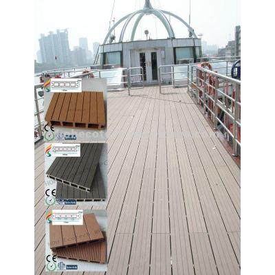 Eco - friendly ( composto plástico de madeira ) decorativo wpc decking ao ar livre/ escada decks/ decking do jardim