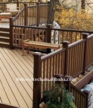 Prezzo ingrosso decking composito del legno decking composito di plastica/pavimentazione decking di wpc ponte trex