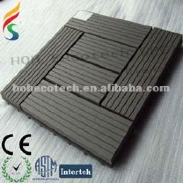 ¡Venta caliente! azulejo compuesto plástico de madera de la cubierta del buen diseño (con los certificados)
