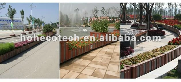 Heißer, niedriger Preis, natürlicher, hölzerner Plastikdecking