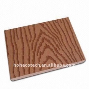 Nuevo material de wpc ( compuesto plástico de madera ) cubiertas/suelo ( ce, rohs, astm, iso9001, iso14001, intertek ) decking compuesto
