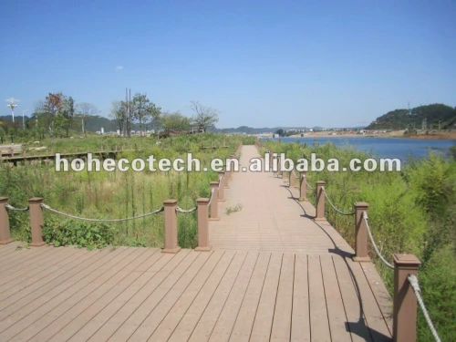 Paesaggio acqua - prova, marciume e resistenza cract decking composito