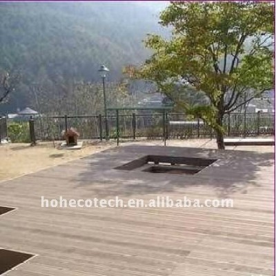 Villa/bar costruzione decking di wpc legno composito di plastica decking composito piastrelle di ceramica decking di plastica