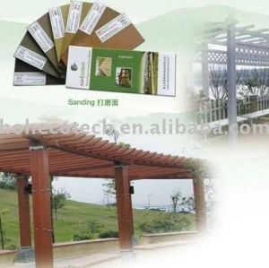 patio in legno composito pergola