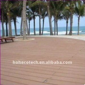 Parco decorazione wpc decking di legno decking composito di plastica/pavimentazione