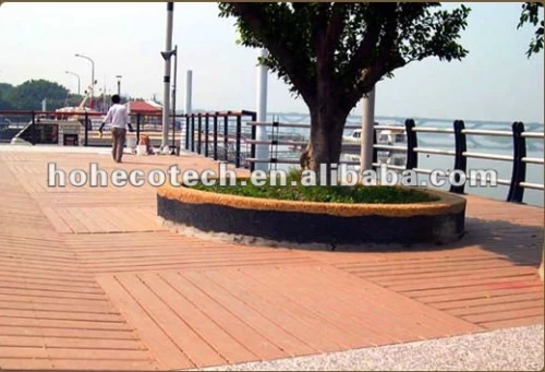Wpc pavimenti(iso9001,iso14001, rohs) per esterni