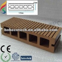 Plancher composé de decking composé de plancher de decking du certificat WPC de la CE