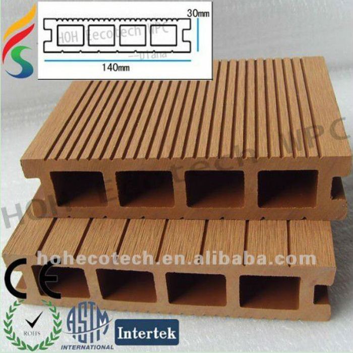 Eco- amichevole decking per esterniin legno fornitura prodotti di plastica
