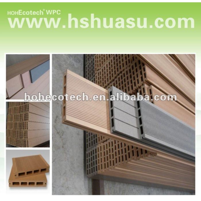 Outdoor wood plastic composite decking piso/ wpc/ ce/ intertek/ chegar/ rohs
