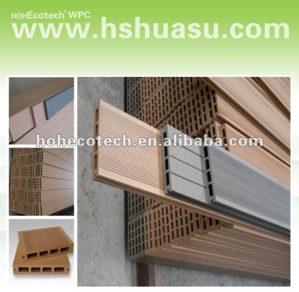 Esterna in legno decking composito di plastica pavimento/wpc/ce/intertek/reach/rohs