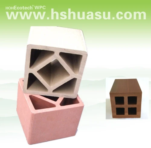 Wpc wood plastic composite esgrima/. Trilhos post