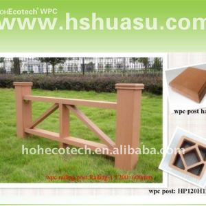 Clôture en plastique du bois de composé de Huasu (WPC)