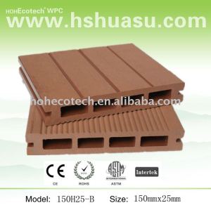 plastica legno composito pavimentazione decking di wpc
