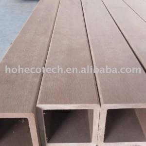Trilhos wpc post wpc utilizado para o pavilhão ou cercas eco - friendly ce passado, rohs, astm, iso9001, iso14001, intertek wpc trilhos