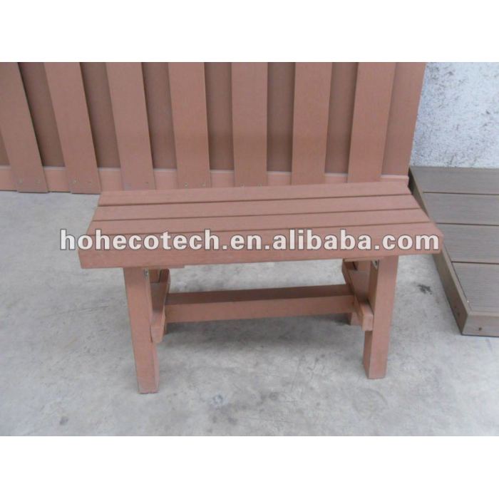 Compósitos de madeira plástica wpc banco de madeira/ pequena cadeira