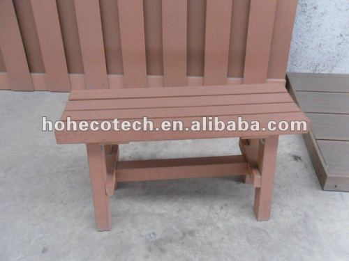 Banc en bois de wpc composé en plastique en bois/petite chaise