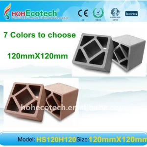 Indoor/esterno wpc scherma wpc post recinto in legno legno plastica materiali compositi post