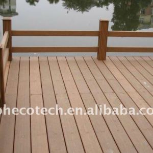 decking composé en plastique en bois composite de la matière WPC de qualité/plancher (CE, ROHS, ASTM, OIN 9001, OIN 14001, Intertek)