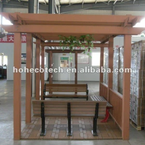 legno composito di plastica wpc pergola in legno