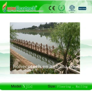 Wpc decking esterno, ringhiera ( iso9001, iso14001, rohs, ce )
