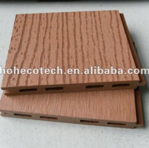 Prägender Oberflächen-HOH Ecotech 125x15 WPC hölzerner zusammengesetzter Plastikdecking/Fußbodenfliese