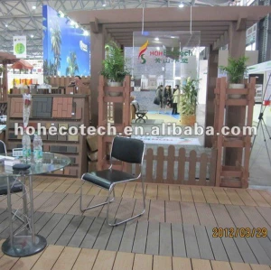 longa vida para uso ao ar livre de wpc pérgola de madeira plástica composta pergola