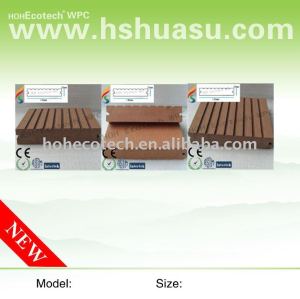 Decking de wpc, ce, iso9001, iso14001approved