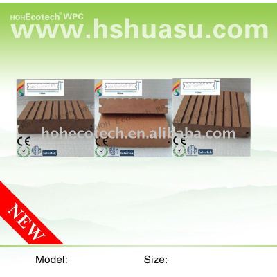 Decking del wpc, ce, iso9001, iso14001approved