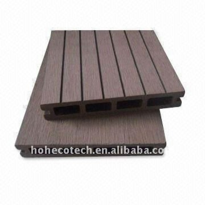 146*25mm oco modelo personalizado - comprimento wpc wood plastic composite decking/pisos piso tábua ( ce, rohs, astm ) decking de wpc chão