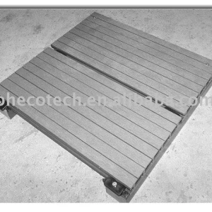 assemblato wpc pavimentazione bordo