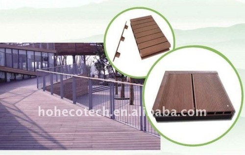 grooved 160x25mm wpc deck com texturas