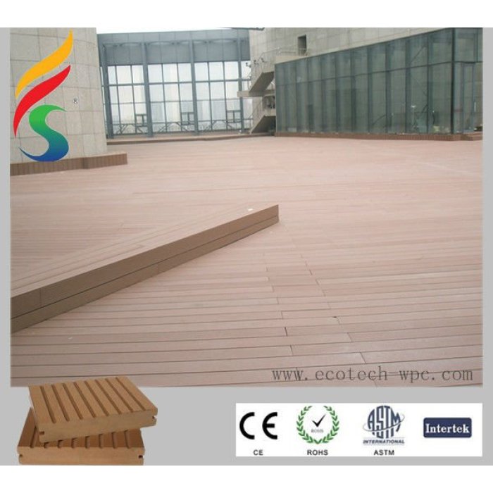 Anti - estático piso decoração material decking de wpc