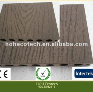Durevole caldo vendita eco - amichevole wpc decking esterno ( acqua prova, uv resistenza, resistenza rot e crack )