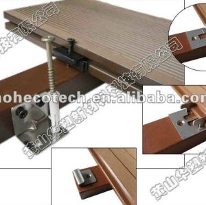 Wpc decking clip accesorries e vite fine clip di fissaggio in legno composito legno decking wpc/pavimentazione di wpc composito