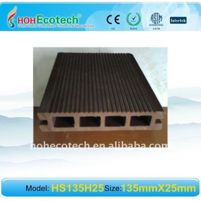 Plancher extérieur du Decking WPC de DECKING de wpc composé en plastique en bois de conseil