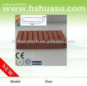 Decking di wpc, ce, iso9001, iso14001approved