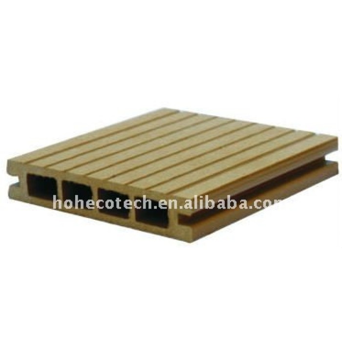 Wpc decking compuesto compuesto de madera plataforma/suelo