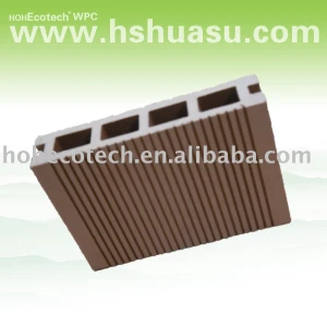 Exterior wpc chão decking composto de piso
