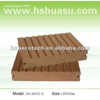 Villa/hôtel hôtel meubles! Decking de wpc platelage composite bois plastique/plancher/composite decking/plancher- anti- champignon