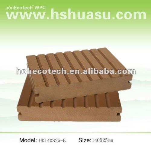 Villa/hôtel hôtel meubles! Decking de wpc platelage composite bois plastique/plancher/composite decking/plancher- anti- champignon