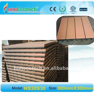 Ménage creux de conception d'allumeur/nouveaux plancher de wpc (composé en plastique en bois)/plancher matériels extérieurs en bois de decking