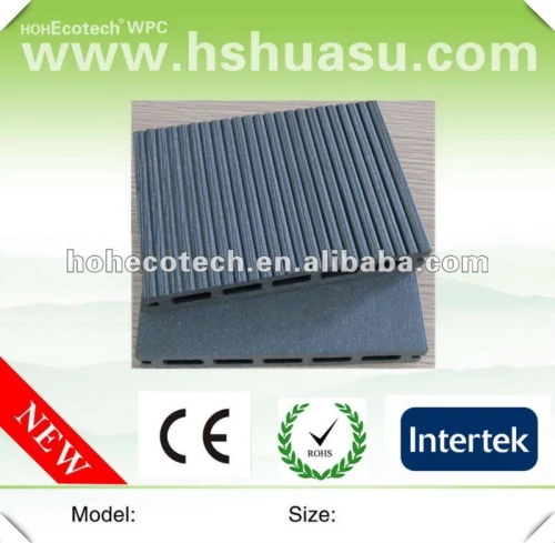 Bom preço cor cinza decking de wpc oco ( ce rohs iso9001 )