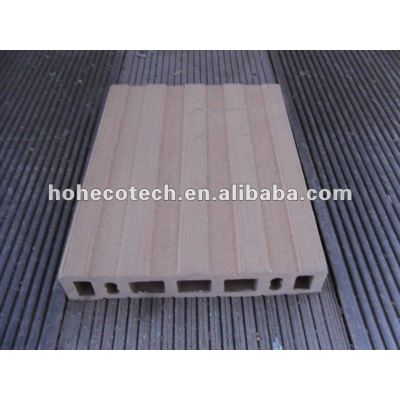 Durável venda quente de madeira composto plástico piso ao ar livre ( a prova de água, resistência uv, resistência à podridão e crack )