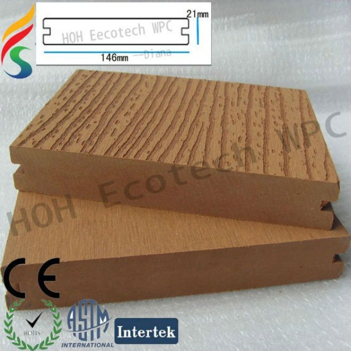 ecológica wood plastic composite câmara